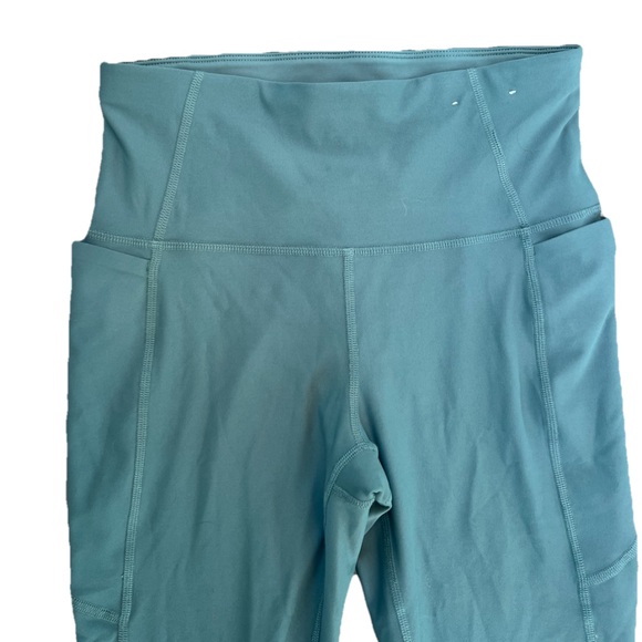 Xersion Women’s Size Small 7/8 Ankle Leggings High Rise Compression Sage Green - Picture 2 of 9